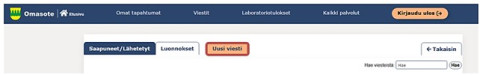 Omasote uuden viestin kirjoittaminen
