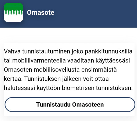 Tunnistaudu Omasoteen