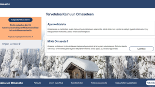 Omasote  kirjautuminen ja asetukset
