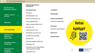 Kysely Vammaispalvelut Kainuun Hyvinvointialue