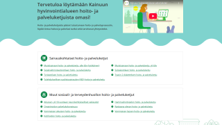 Kotihoidon palveluketju Kainuun hyvinvointialueella